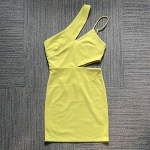 NWT Forever 21 One Shoulder Mini Dress Size S